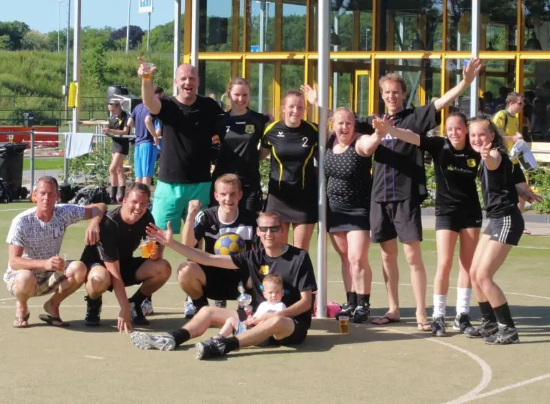 Team zwart - kampioenen!
