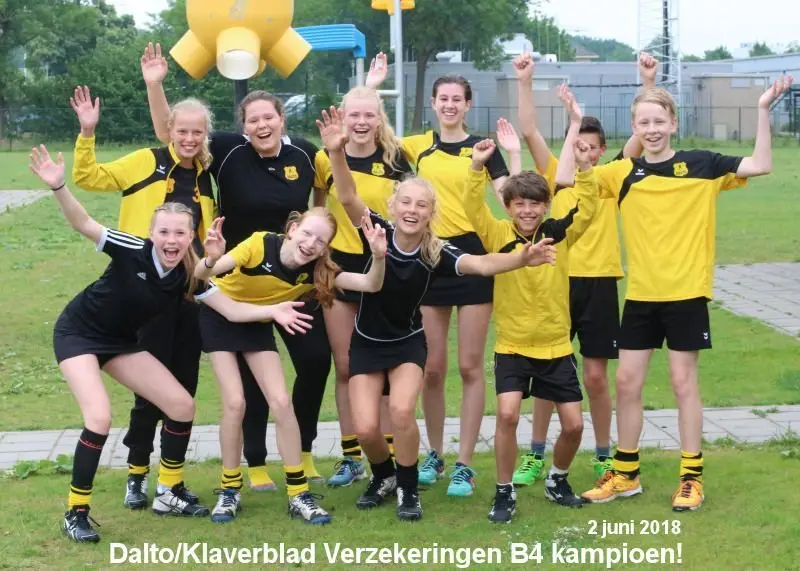 Dalto kampioenen 2018 10 Dalto B4 kampioen!