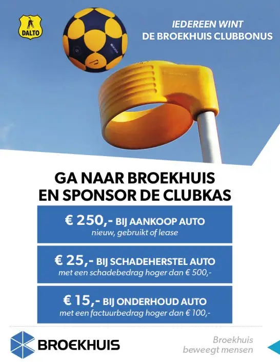 Broekhuis Auto's sponsort Dalto