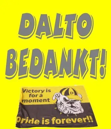 Dalto BEDANKT!