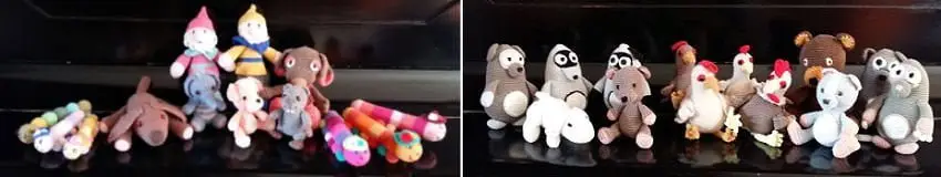 Handgehaakte knuffels