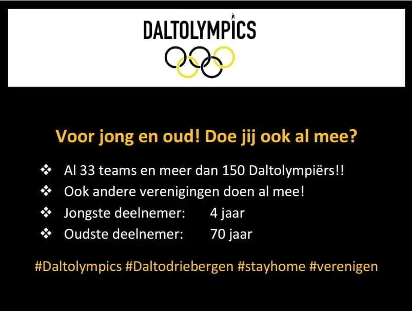 #Daltolympics - Update 60 38 Update Daltolympics