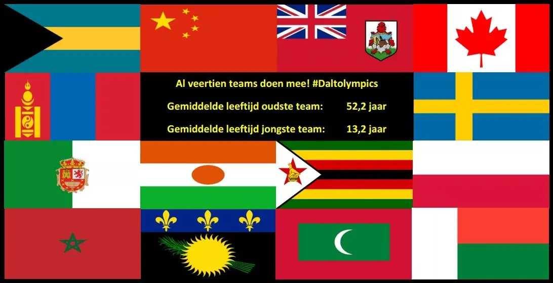 #Daltolympics - Update 60 40 Vlaggen