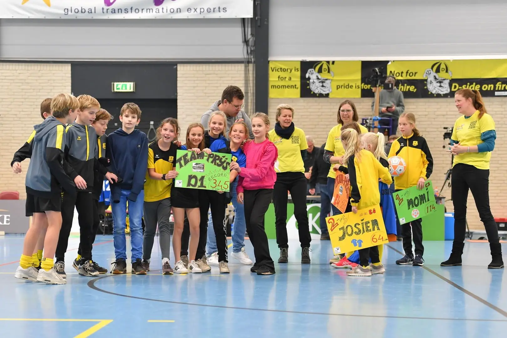 Driebergen, Nederland - 10 december. Korfbal League 2-wedstrijd tussen Dalto 1 en DeetosSnel 1, uitslag 27 - 24. (Photo by Hans Bömer / hansbomer_korfbalfotografie / korfbalfoto.nl)