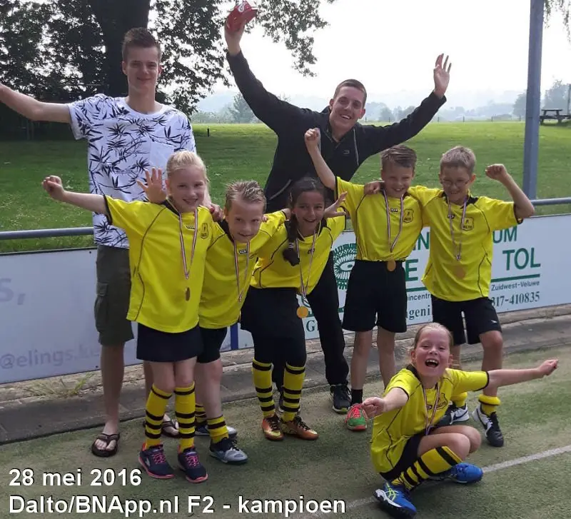 Dalto/BNApp.nl F2 kampioen veld 2016 1 20160528 - Kampioensfoto Dalto F2