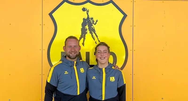 Update over de jeugdopleiding 1 TC Dalto Hoofden Jeugdopleiding Fernand en Floor - Dalto/Klaverblad Verzekeringen - Korfbal - Driebergen