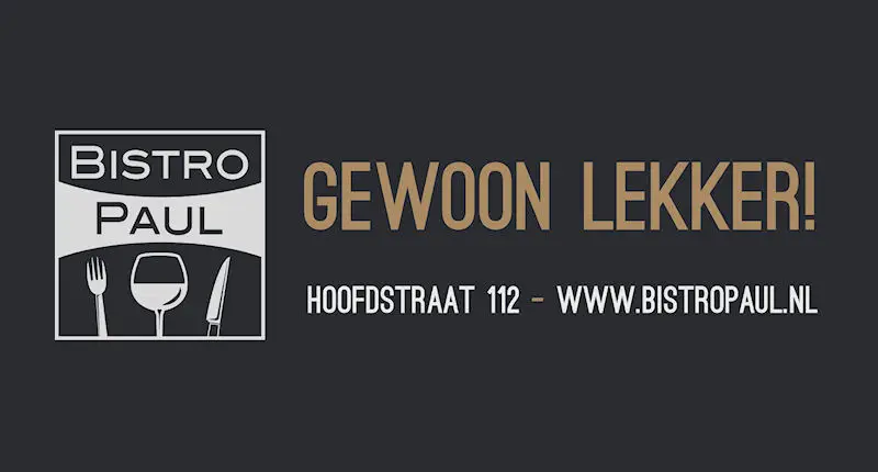 Banner Bistro Paul Daltosite Uitgelicht - Dalto/Klaverblad Verzekeringen - Korfbal - Driebergen
