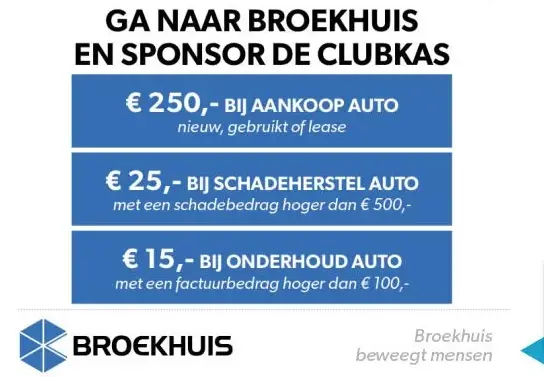Broekhuis actie - Dalto/Klaverblad Verzekeringen - Korfbal - Driebergen