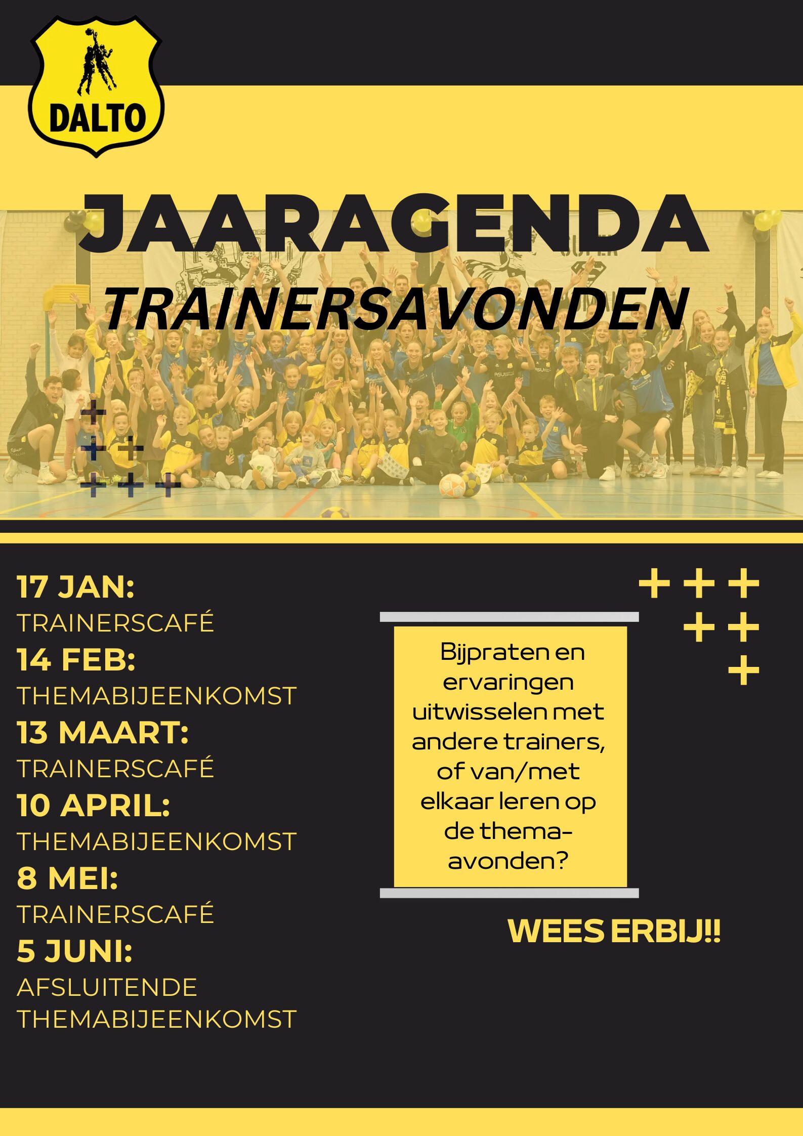HJ Jaaragenda Trainersavonden aangepaste versie - Dalto/Klaverblad Verzekeringen - Korfbal - Driebergen