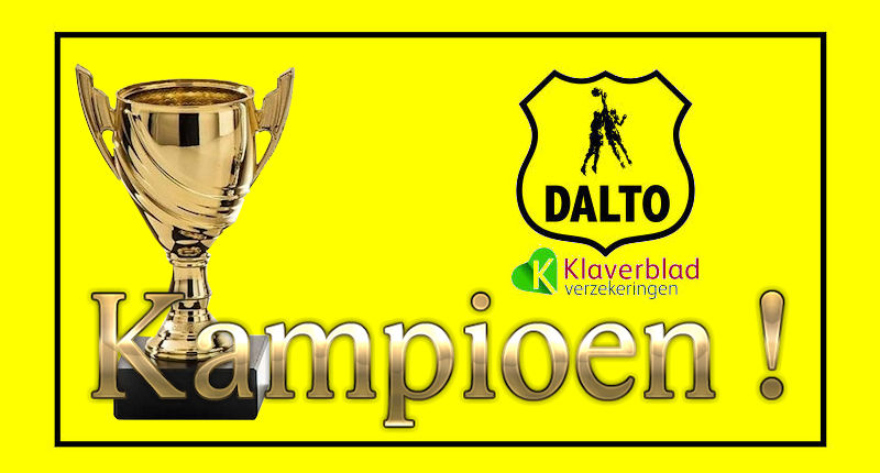 Daltosite Kampioen Uitgelicht - Dalto/Klaverblad Verzekeringen - Korfbal - Driebergen