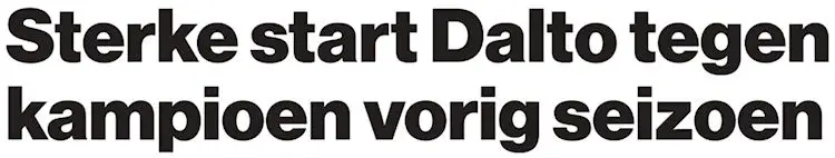 20241111 AD Koptekst Dalto AWDTV - Dalto/Klaverblad Verzekeringen - Korfbal - Driebergen