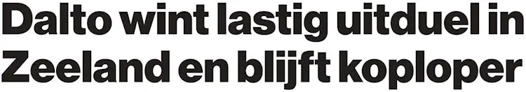 20241209 AD TOP A Dalto Koptekst - Dalto/Klaverblad Verzekeringen - Korfbal - Driebergen
