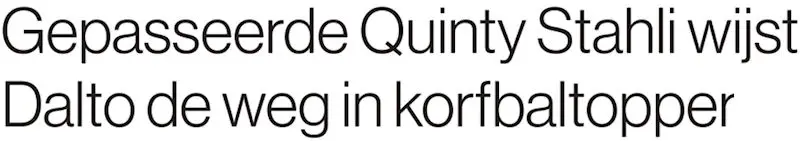 In het AD: verslag Dalto-Mid Fryslân 1 20241216 AD Dalto MidFryslan koptekst - Dalto/Klaverblad Verzekeringen - Korfbal - Driebergen