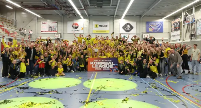 DaltoKlaverblad Verzekeringen wint Korfbal League 2 en promoveert naar de Korfbal League - Dalto/Klaverblad Verzekeringen - Korfbal - Driebergen