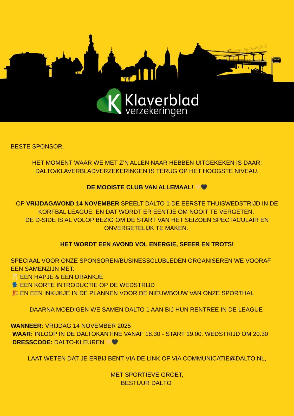 48f4b514 d1e0 4e28 9fd2 7c22f2a794e9 - Dalto/Klaverblad Verzekeringen - Korfbal - Driebergen