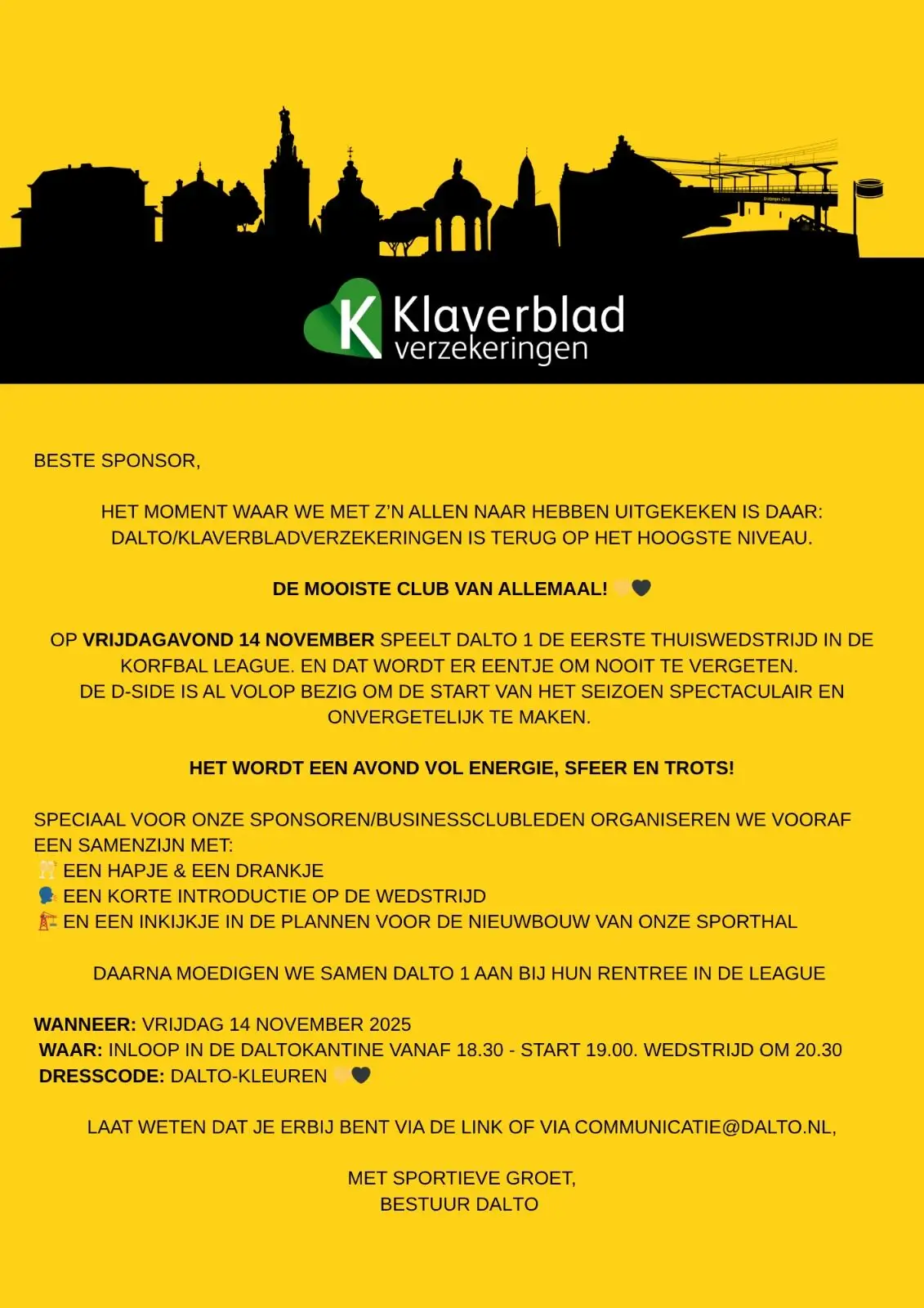 48f4b514 d1e0 4e28 9fd2 7c22f2a794e9 - Dalto/Klaverblad Verzekeringen - Korfbal - Driebergen