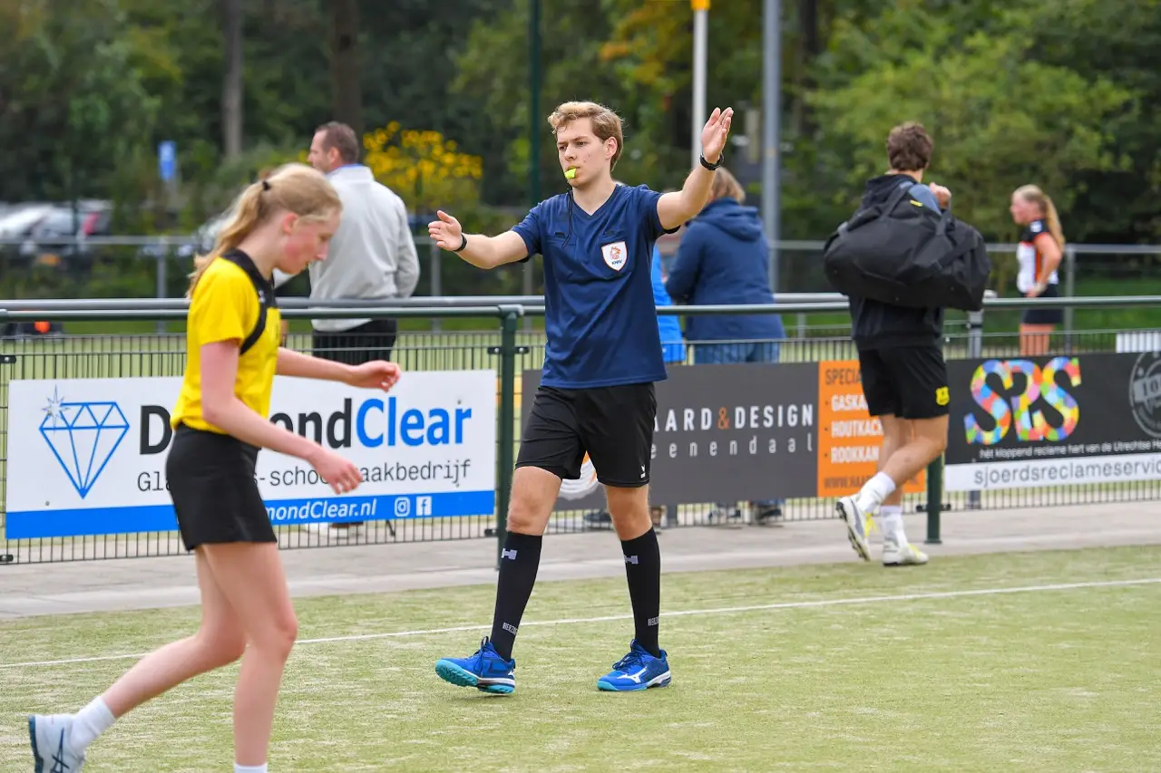 Home 5 Scheidsrechters 2 groot - Dalto/Klaverblad Verzekeringen - Korfbal - Driebergen