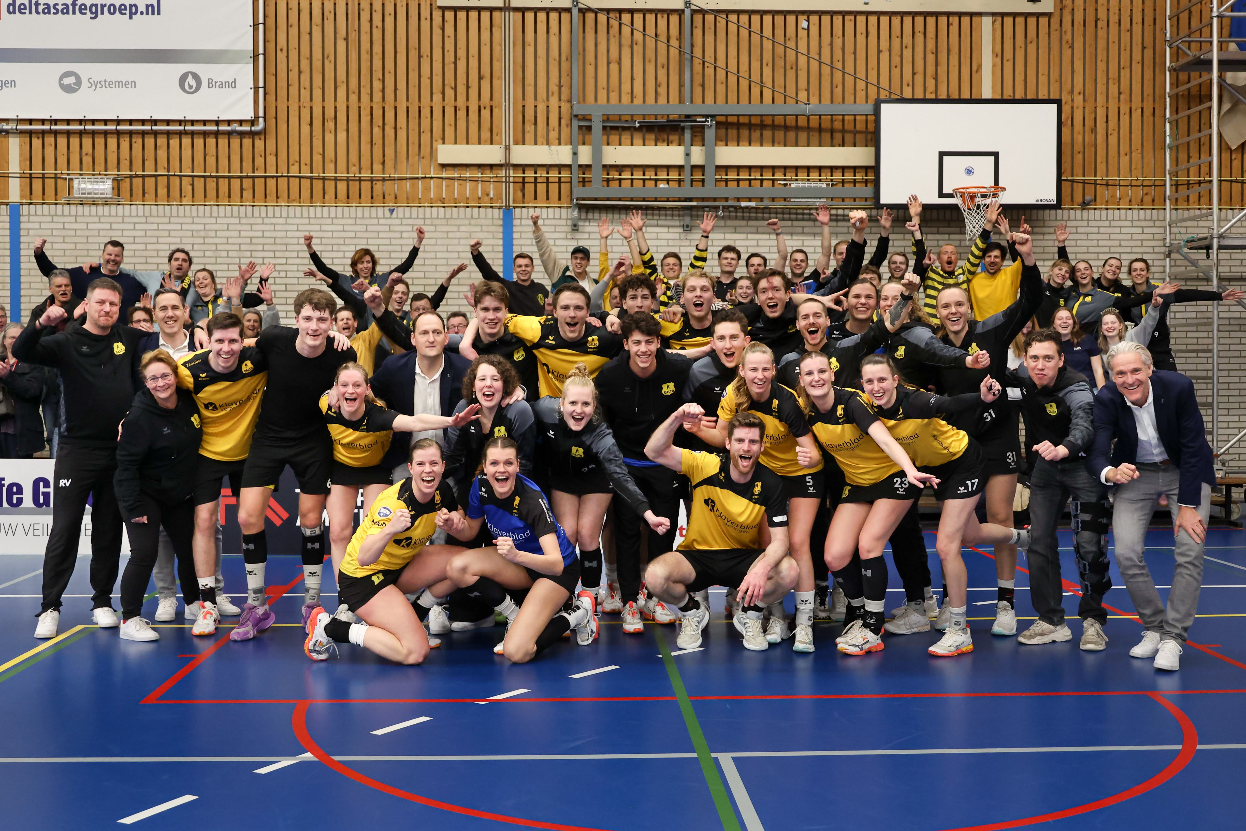 blauw wit dalto 23 - Dalto/Klaverblad Verzekeringen - Korfbal - Driebergen