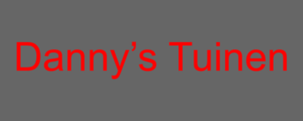 Danny’s Tuinen, Hovenier